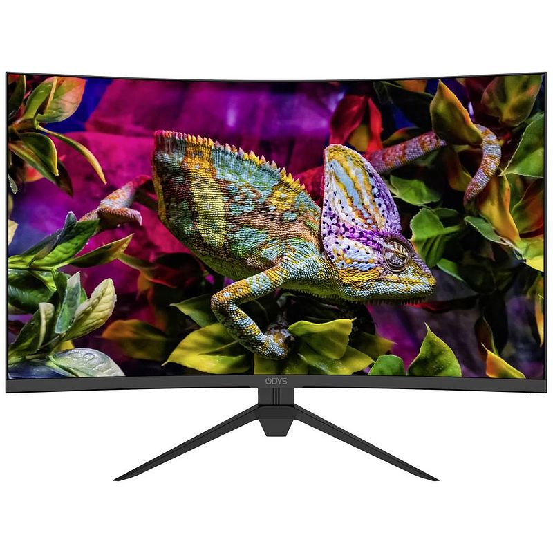 Foto van Odys xp32 pro curved gaming monitor 81.3 cm (32 inch) energielabel g (a - g) 2560 x 1440 pixel wqhd hdmi, displayport, usb, hoofdtelefoon (3.5 mm jackplug)