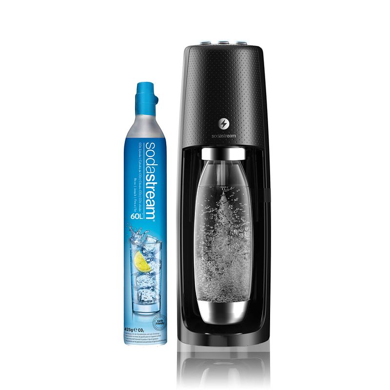 Foto van Sodastream spirit one touch elektrisch bruiswatertoestel - zwart