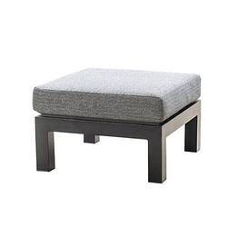 Foto van Yoi - midori ottoman alu dark grey/mixed grey