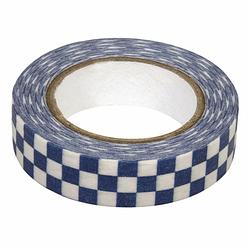 Foto van Washi tape blauwe blokjes - washi tape