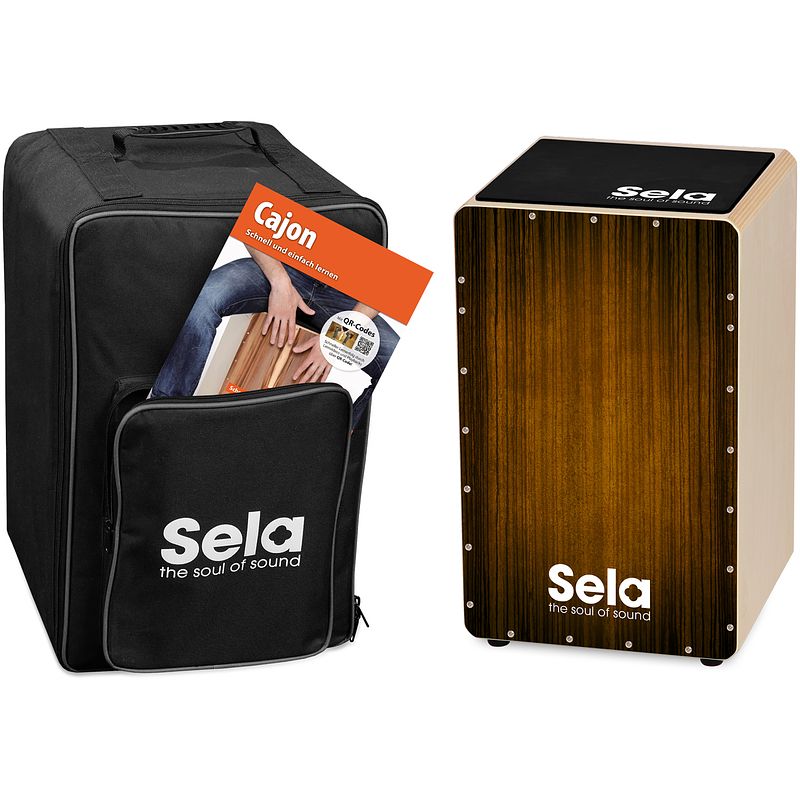 Foto van Sela se 061 de varios brown cajon set + tas, pad, duitstalig boek