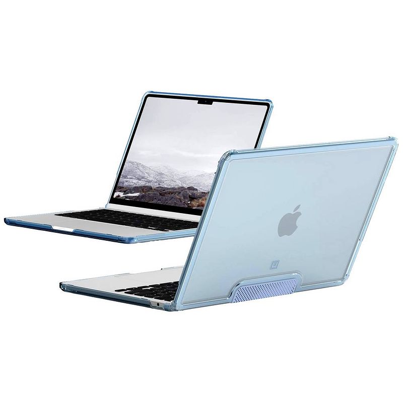 Foto van Urban armor gear laptophoes lucent geschikt voor max. (laptop): 33,0 cm (13) blauw, transparant