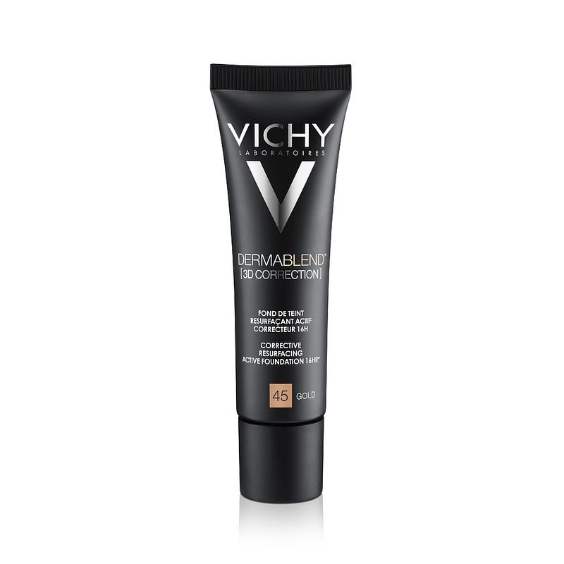 Foto van Vichy dermablend 3d correctie foundation nr45 - voor een vette en onzuivere huid