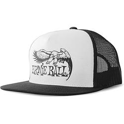 Foto van Ernie ball 4159 eagle logo hat black & white trucker cap met logo