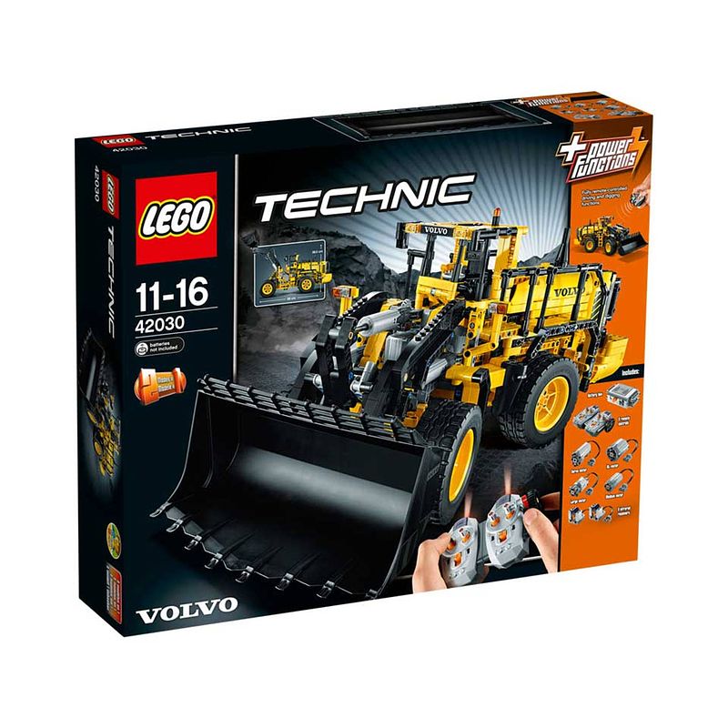 Foto van Lego technic op afstand bestuurbare volvo l350f wiellader 42030