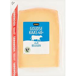 Foto van Goudse kaas 48+ belegen stuk voordeelverpakking 950g bij jumbo