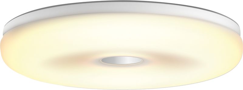 Foto van Philips hue struana badkamerplafondlamp white ambiance wit + dimmer