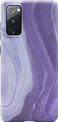 Foto van Bluebuilt purple marble hard case samsung s20 fe back cover