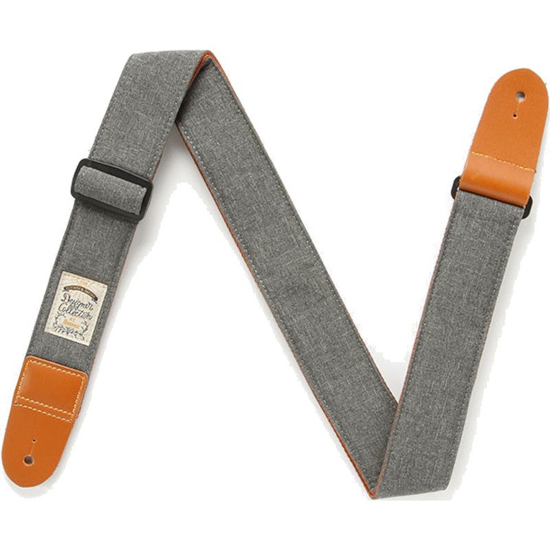 Foto van Ibanez dcs50d-cgy designer collection straps denim gitaarband charcoal grey