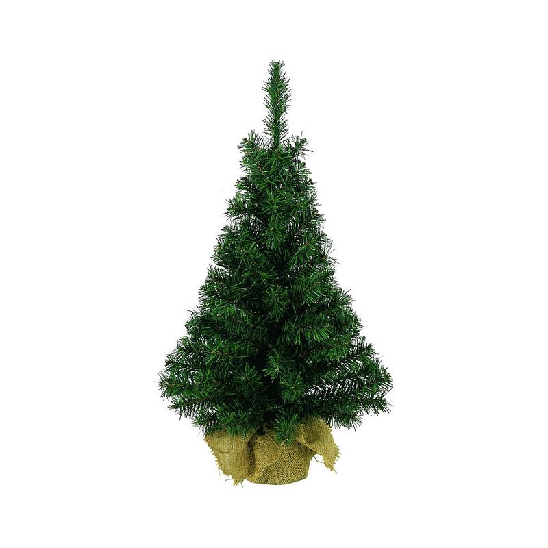Foto van Everlands - 5 stuks mini kerstboom tafelboom imperial miniboom h45 cm groen