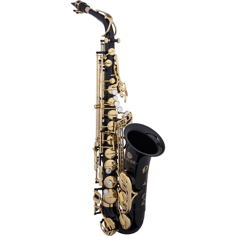 Foto van Jupiter jas1100goq gilded onyx eb altsaxofoon met light koffer