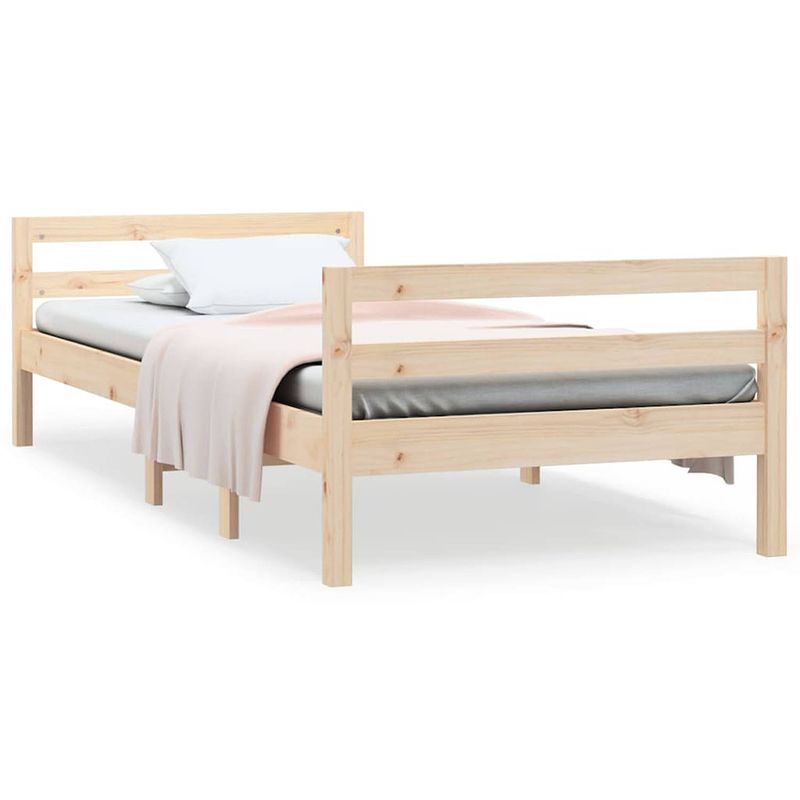 Foto van Vidaxl bedframe massief grenenhout 80x200 cm