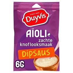 Foto van Duyvis aioli knoflook dip saus mix 6gr bij jumbo