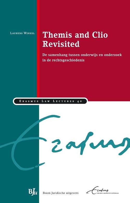 Foto van Themis and clio revisited - laurens winkel - paperback (9789462901193)