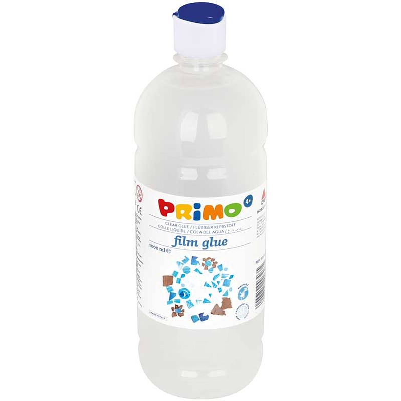 Foto van Primo lijm op waterbasis junior 1000 ml wit