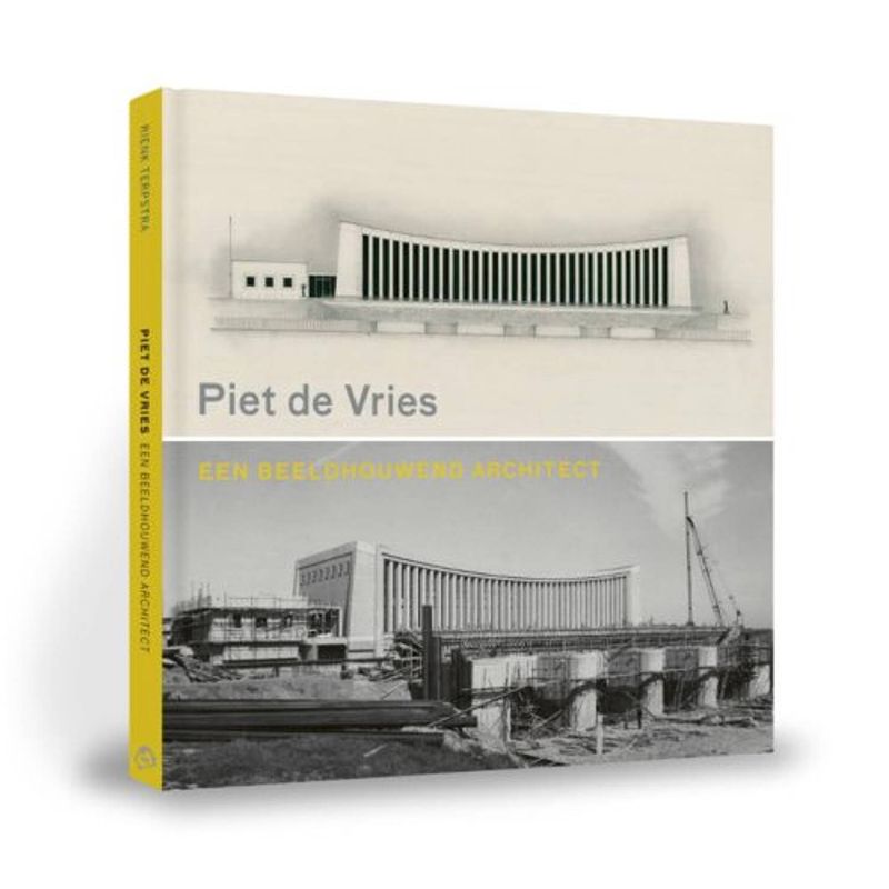 Foto van Piet de vries, een beeldhouwend architec