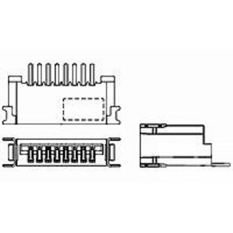 Foto van Fpc connectors te amp fpc connectors 1734798-8 te connectivity inhoud: 1 stuk(s)