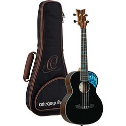 Foto van Ortega ghost series rugh-bkt tenor ukelele met gigbag