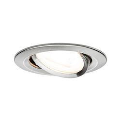 Foto van Paulmann 93641 nova inbouwlamp led gu10 35 w ijzer (geborsteld)