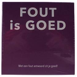 Foto van Tactic kaartspel fout is goed karton paars/geel 200-delig