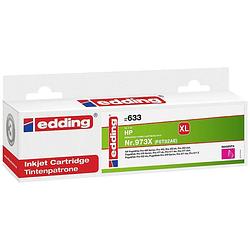 Foto van Edding cartridge vervangt hp 973x (f6t82ae) compatibel magenta edd-633 18-633