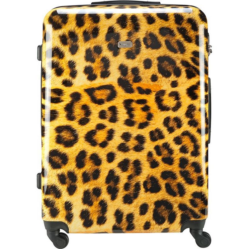 Foto van Princess traveller leopard large koffer - 76 cm - 107 l. - panter print