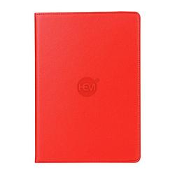 Foto van Rode 360 graden draaibare hoes ipad mini 1/2/3 met gekleurde stylus pen - ipad hoes, tablethoes