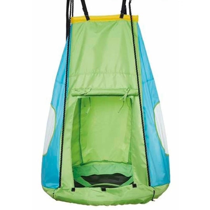 Foto van Happy people schommeltent voor nestschommel 90 cm groen/blauw