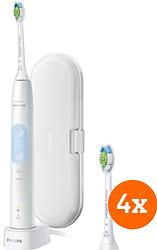 Foto van Philips sonicare protectiveclean 4500 hx6839/28 + optimal white opzetborstels (4 stuks)