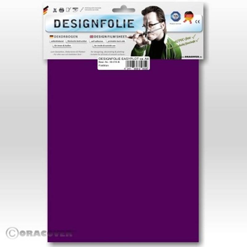 Foto van Oracover 50-015-b designfolie easyplot (l x b) 300 mm x 208 mm violet (fluorescerend)