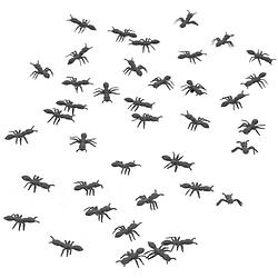 Foto van Chaks nep mieren - 2 cm - zwart - 100x - horror/griezel decoratie dierena - feestdecoratievoorwerp