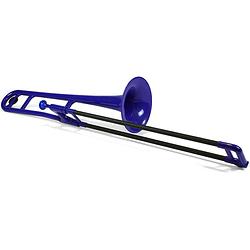 Foto van Jiggs pbone bb tenor trombone blauw met tas