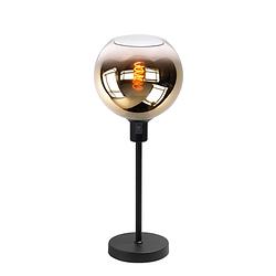 Foto van Infiori -ghlight - fantasy globe - tafellamp - e27 - 20 x 20 x 51cm - zwart gouden