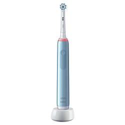 Foto van Oral-b elektrische tandenborstel pro 3 3000 sensi blauw - 3 poetsstanden