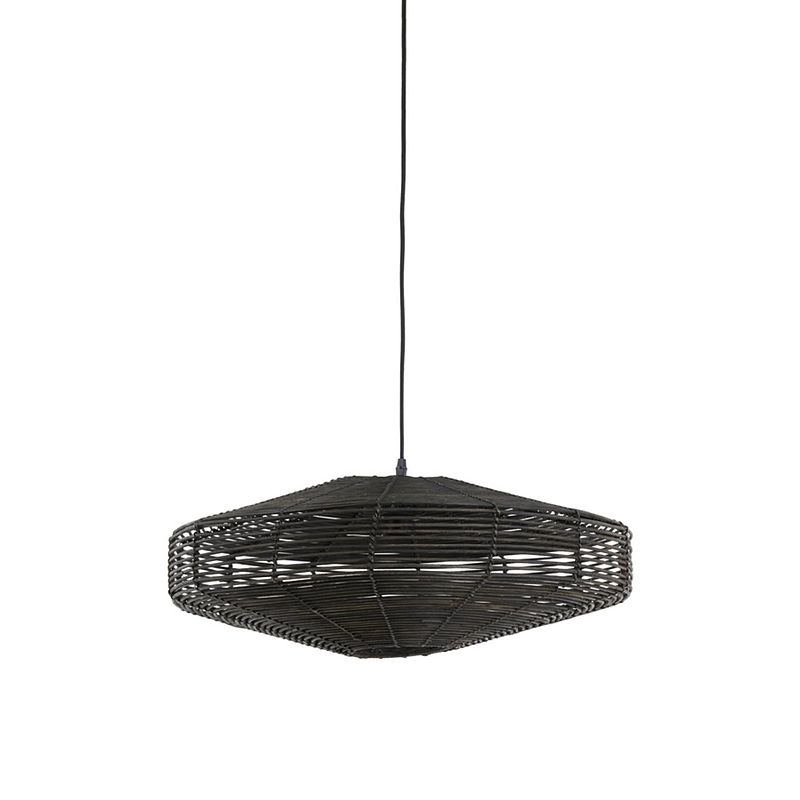 Foto van Light & living - hanglamp - 51x51x21 - bruin