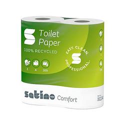 Foto van Toiletpapier 2-laags tissue los (4x 200 vel)