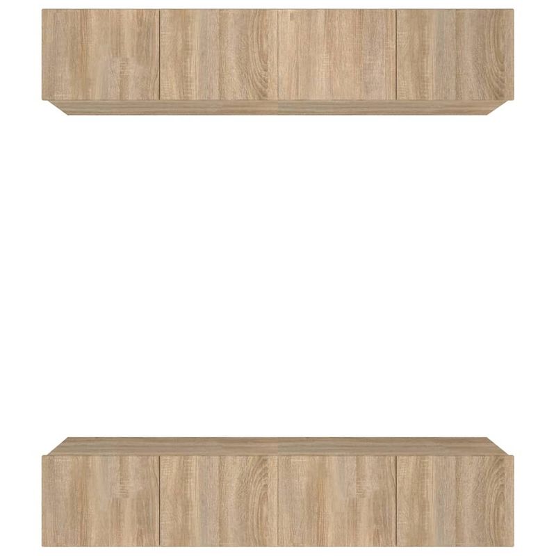 Foto van Vidaxl tv-meubelen 4 st 80x30x30 cm bewerkt hout sonoma eikenkleurig