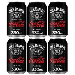 Foto van Jack daniel'ss & cocacola 6 x 330ml bij jumbo