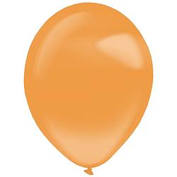Foto van Amscan ballonnen kristalhelder 28 cm latex oranje 50 stuks
