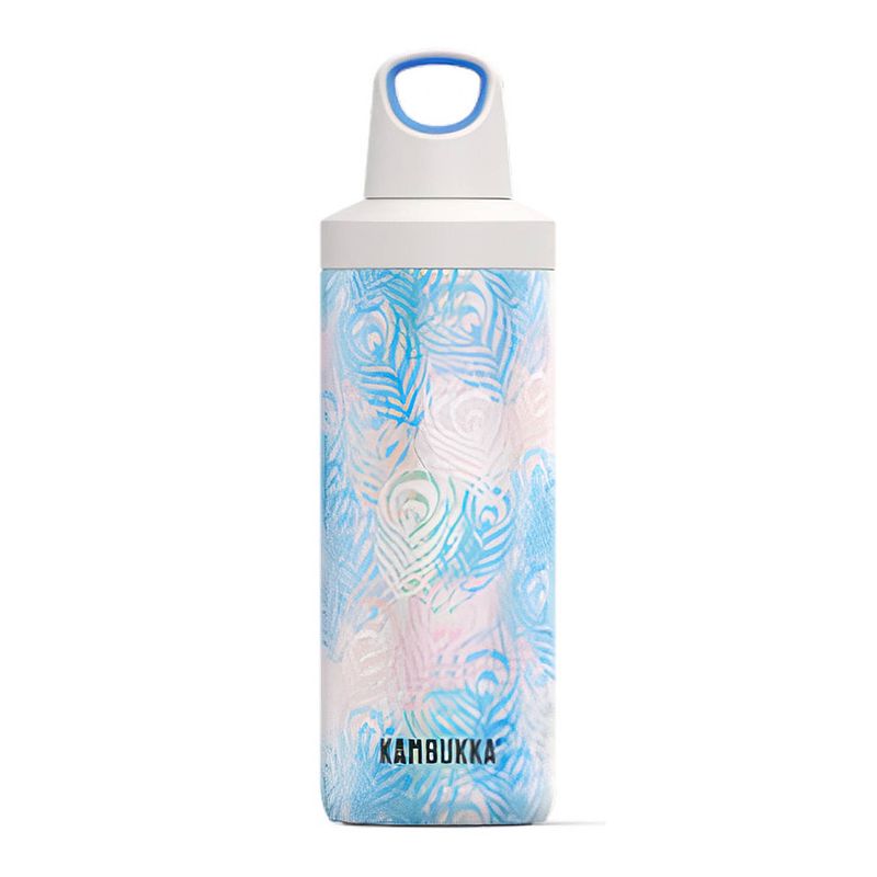 Foto van Kambukka thermosfles reno insulated peacock 500 ml rvs lichtblauw