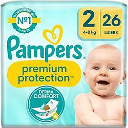 Foto van Pampers premium protection maat 2, x26 luiers x26 bij jumbo