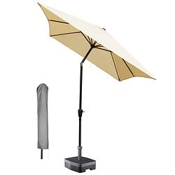 Foto van Kopu® bilbao rechthoekige parasol 150x250 cm met hoes - creme