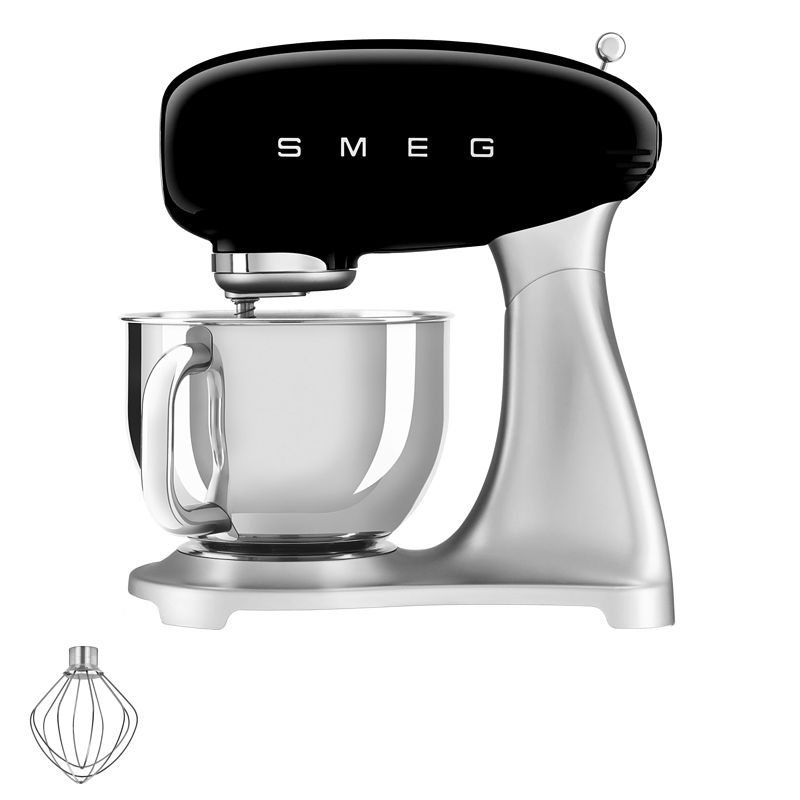 Foto van Smeg smf02bleu keukenmachine zwart