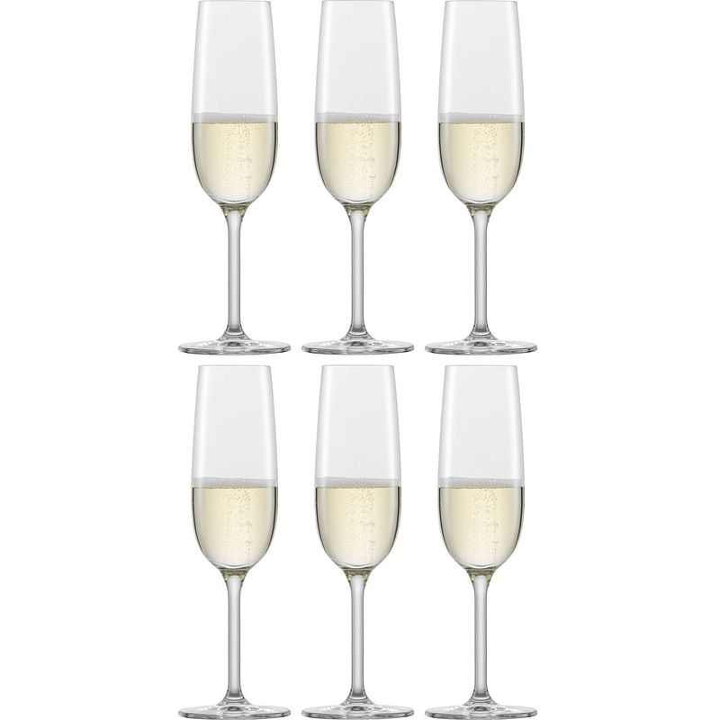 Foto van Schott zwiesel champagneglazen banquet 210 ml - 6 stuks