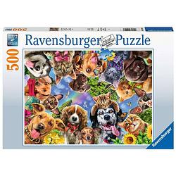 Foto van Ravensburger puzzel dieren selfie 500pcs