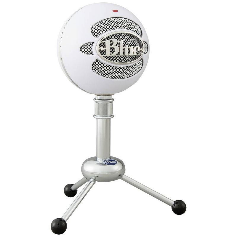 Foto van Blue microphones snowball pc-microfoon wit kabelgebonden, usb