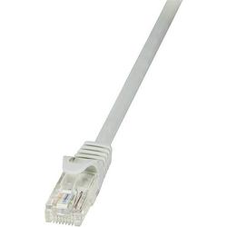 Foto van Logilink cp1102u rj45 netwerkkabel, patchkabel cat 5e u/utp 15.00 m grijs 1 stuk(s)