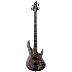 Foto van Esp ltd b-4 ebony charcoal burst satin elektrische basgitaar