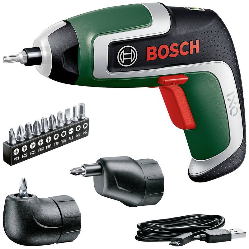 Foto van Bosch home and garden ixo 7 06039e0001 accu-schroevendraaier 3.6 v 2.0 ah li-ion incl. accu, incl. koffer