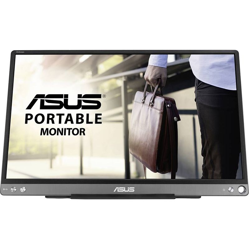 Foto van Asus mb16ace led-monitor 39.6 cm (15.6 inch) energielabel b (a - g) 1920 x 1080 pixel full hd 5 ms usb-c® ips led